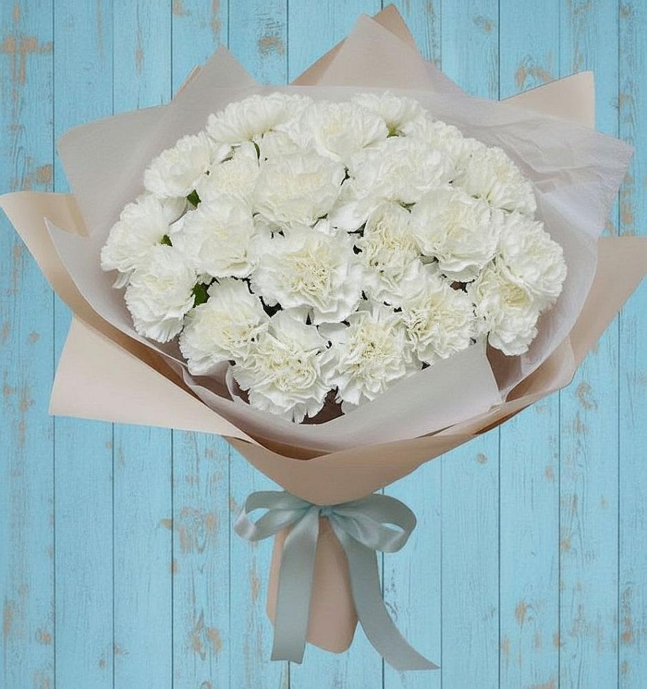 Букет цветов из: Гвоздики в Нижнее Казанище