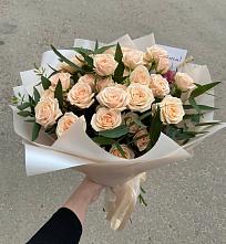 Букет Кремовые розы Латте в Нижнее Казанище