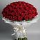Букет 101 Красная роза Блэк Мэджик в Нижнее Казанище