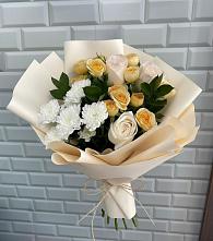 Букет цветов из:  Розы и Хризантемы в Нижнее Казанище