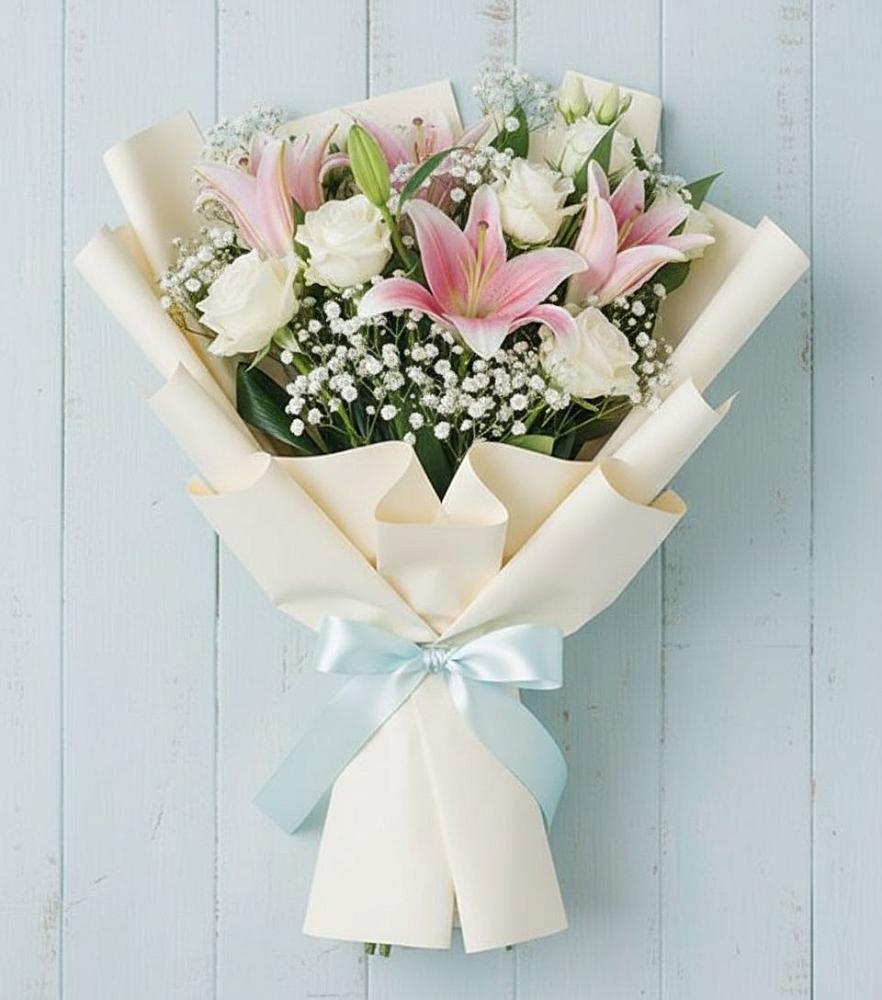 Букет цветов из: Лилии в Нижнее Казанище