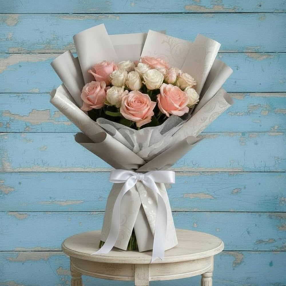 Букет цветов из: Розы в Нижнее Казанище