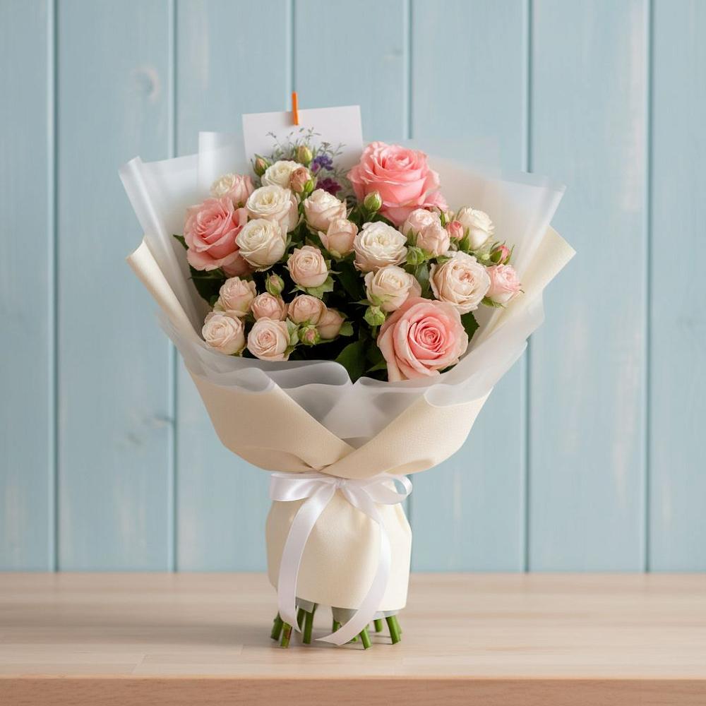 Букет цветов из: Розы в Нижнее Казанище