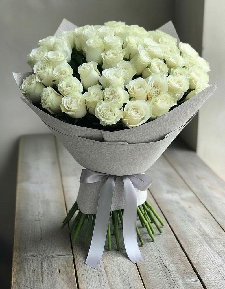 Букет 35 Белых роз в Нижнее Казанище