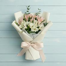 Букет цветов из:  Альстромерии в Нижнее Казанище