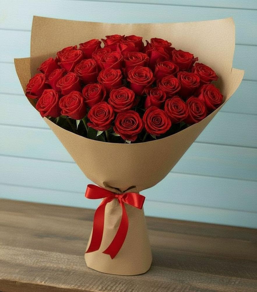 Букет Красные розы Милано в Нижнее Казанище