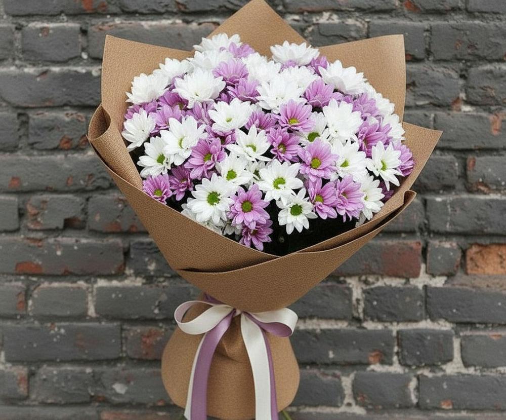 Букет цветов из: Хризантемы в Нижнее Казанище