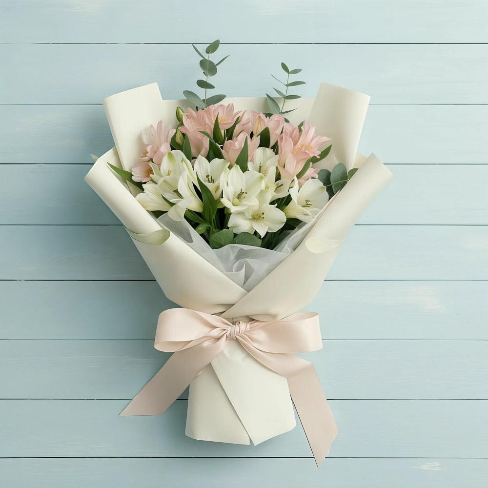 Букет цветов из: Альстромерии в Нижнее Казанище