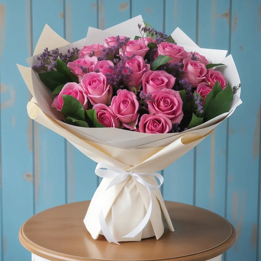 Букет цветов из: Розы в Нижнее Казанище