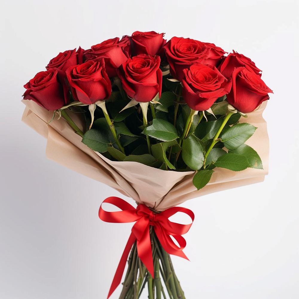 Букет 11 Красных роз Эдлесс Лав в Нижнее Казанище